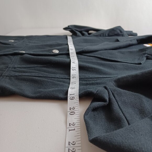 Ruby Rd. Vintage Twill Cotton Denim Blazer Jacket - Picture 10 of 16